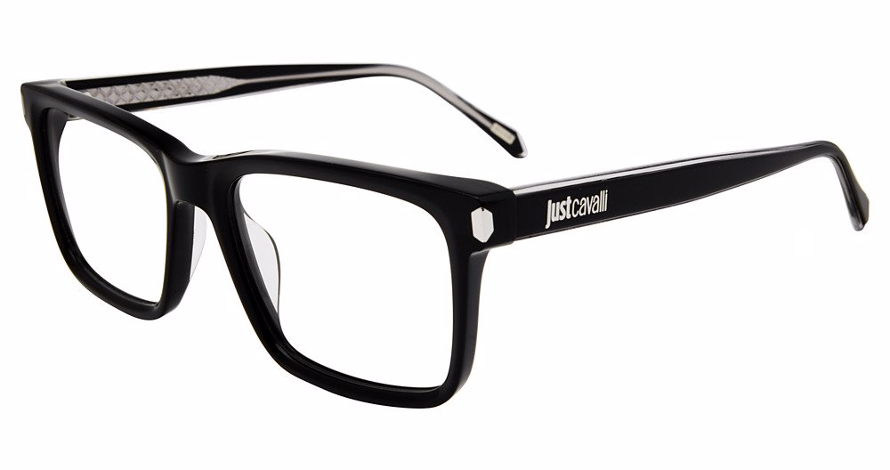 JUST CAVALLI OPTICAL VJC079V Eyeglasses SHINY-BLACK-0700 54mm