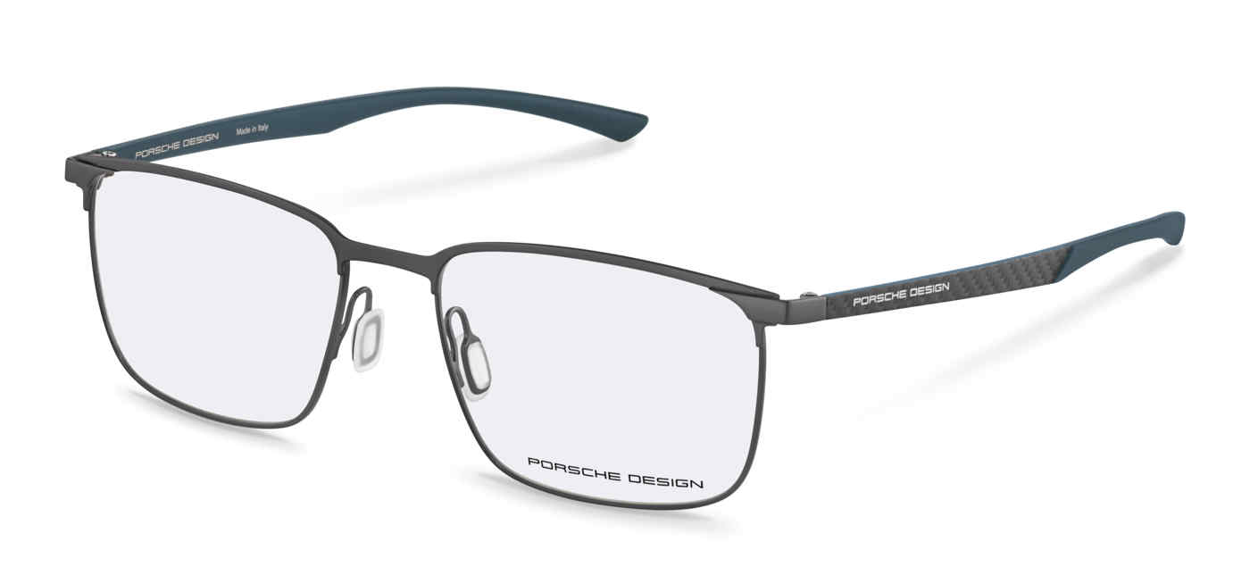 PORSCHE DESIGN OPTICAL P8753 Eyeglasses DARK-GREY-BLUE-B 57mm