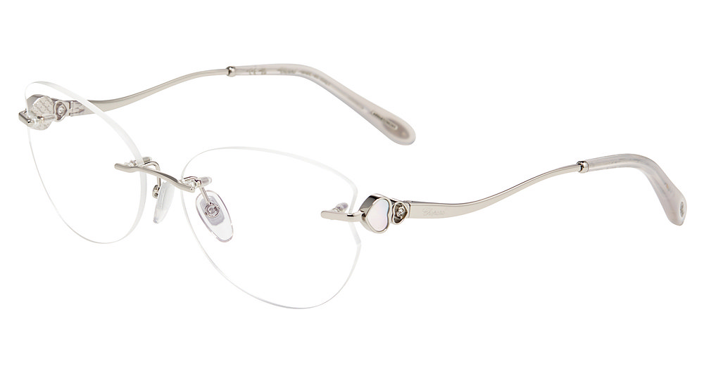 CHOPARD OPTICAL VCHL85V Eyeglasses FULL-PALLADIUM-0579 60mm