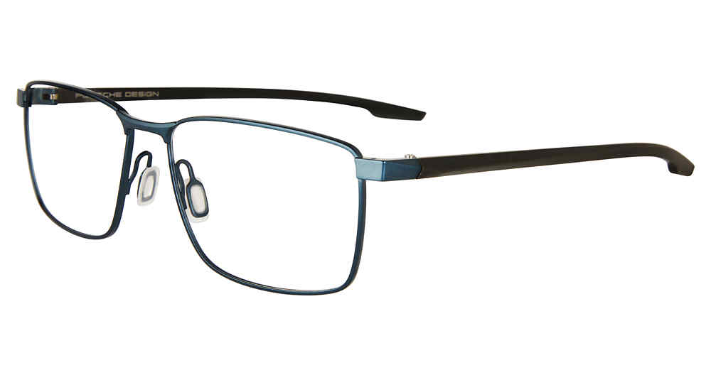 PORSCHE DESIGN OPTICAL P8733 Eyeglasses BLUE-GREY-D 57mm