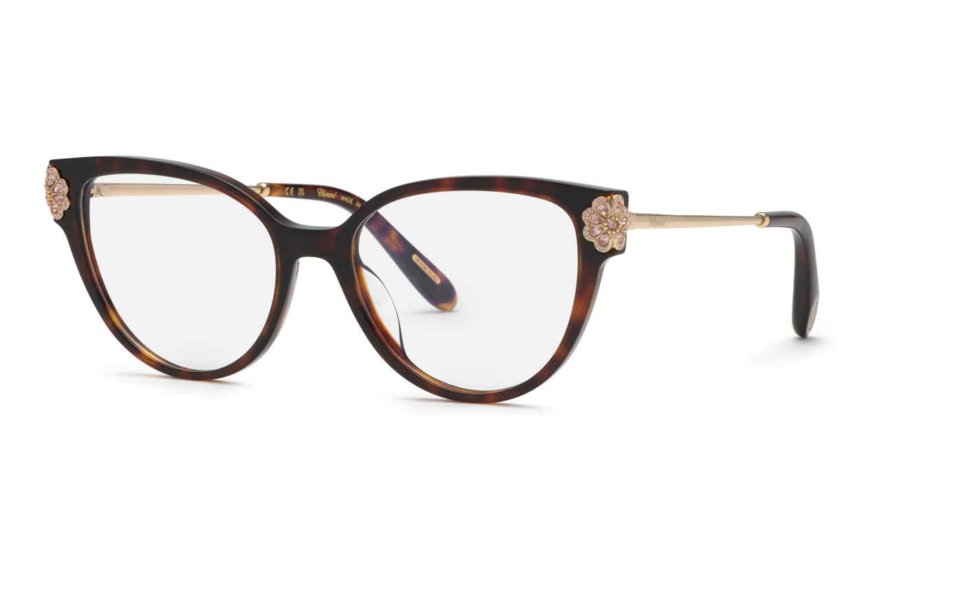 CHOPARD OPTICAL VCH381S Eyeglasses SHINY-CLASSIC-HAVANA-0909 54mm