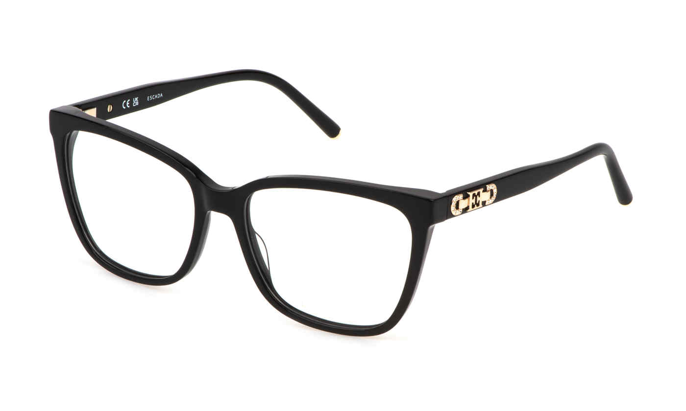 ESCADA OPTICAL VESE79S Eyeglasses SHINY-BLACK-0700 55mm