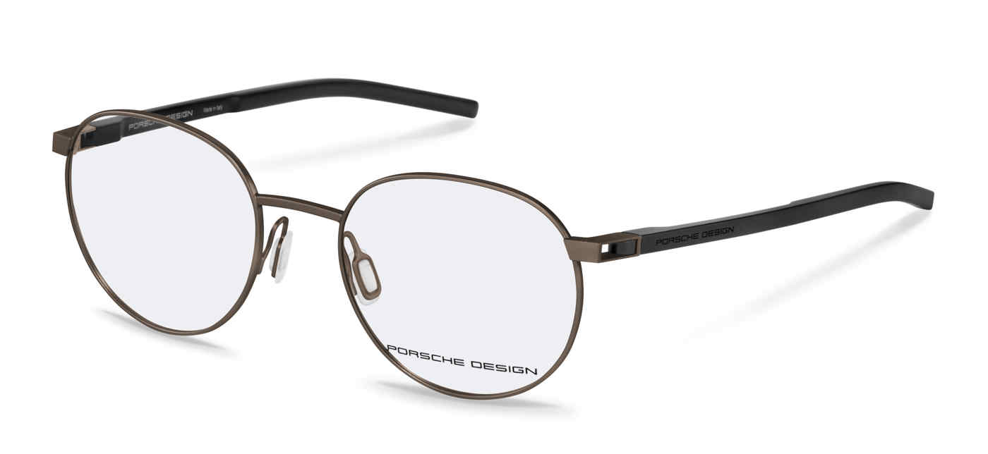 PORSCHE DESIGN OPTICAL P8756 Eyeglasses GREY-ANTIQ-GOLD-D000 53mm