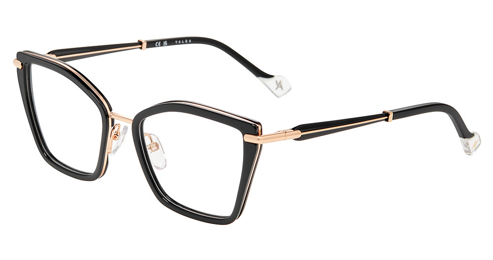 YALEA OPTICAL VYA188 Eyeglasses TOTAL-ROSE-GOLD-0300 52mm