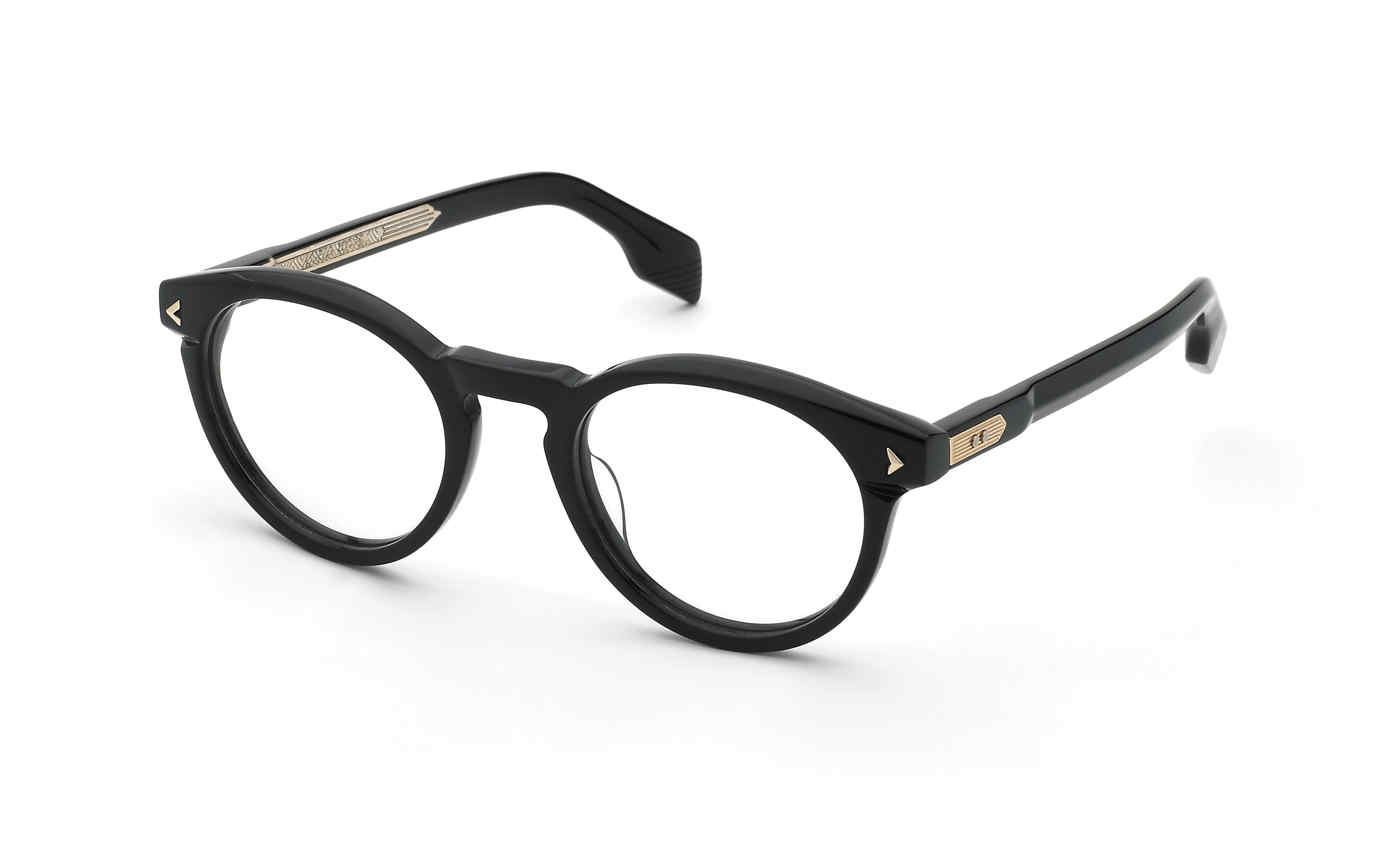 LOZZA OPTICAL VL4380M Eyeglasses SHINY-BLACK-0700 50mm
