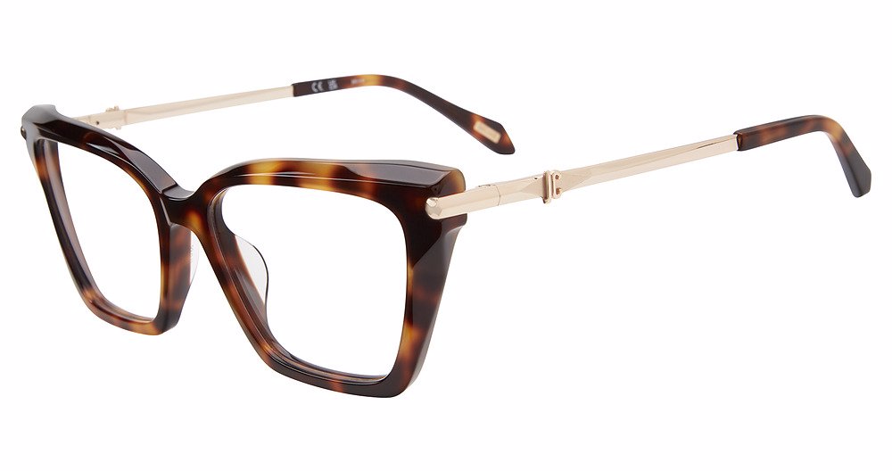 JUST CAVALLI OPTICAL VJC123 Eyeglasses HAVANA-BROWN-09AJ 53mm