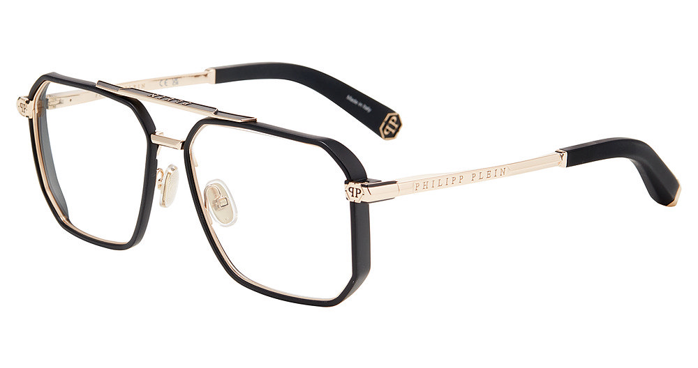 PHILIPP PLEIN OPTICAL VPP197M Eyeglasses TOTAL-ROSE-GOLD-0300 58mm