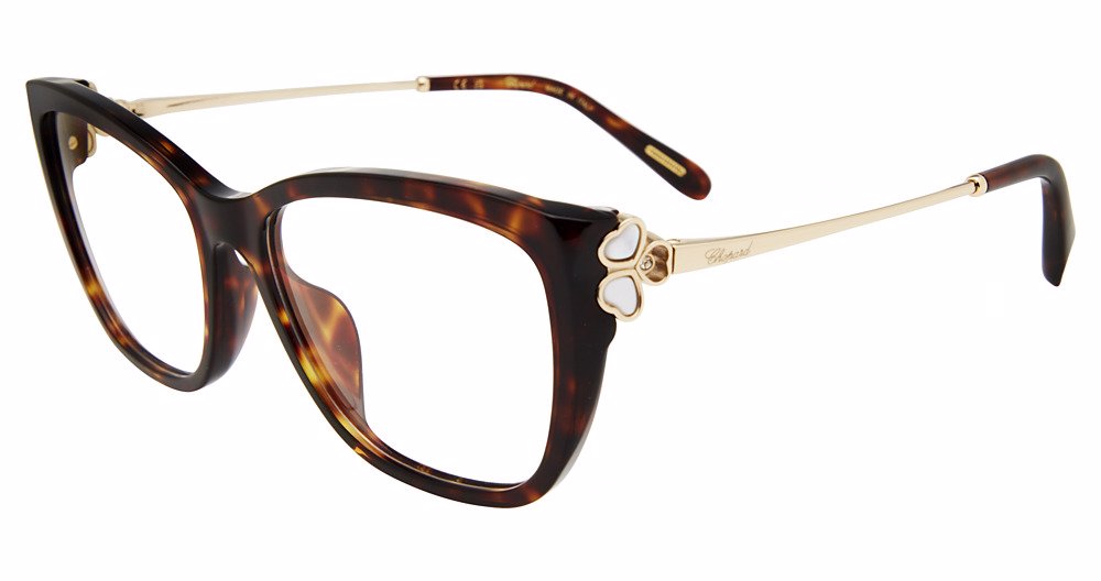 CHOPARD OPTICAL VCH368V Eyeglasses CLASSIC-HAVANA-0909 55mm
