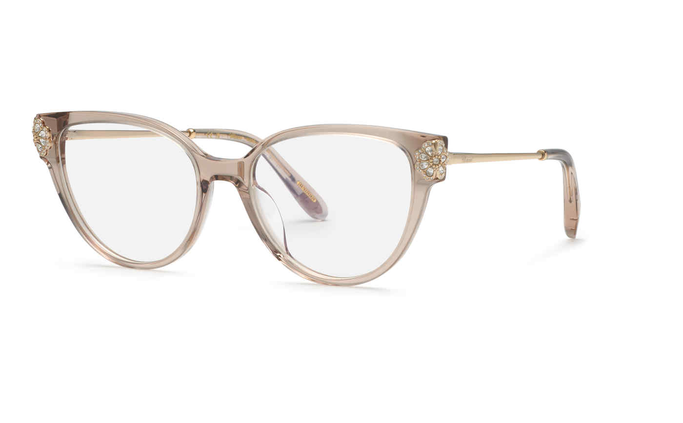 CHOPARD OPTICAL VCH381S Eyeglasses TRANSP.BEIGE-07T1 54mm