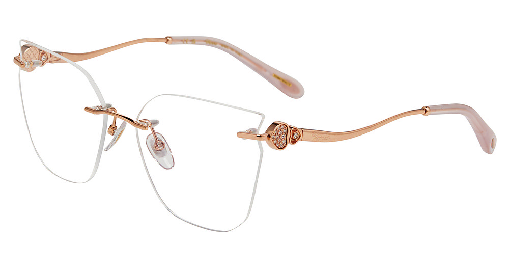 CHOPARD OPTICAL VCHL84S Eyeglasses SHINY-COPPER-GOLD-8FCY 56mm
