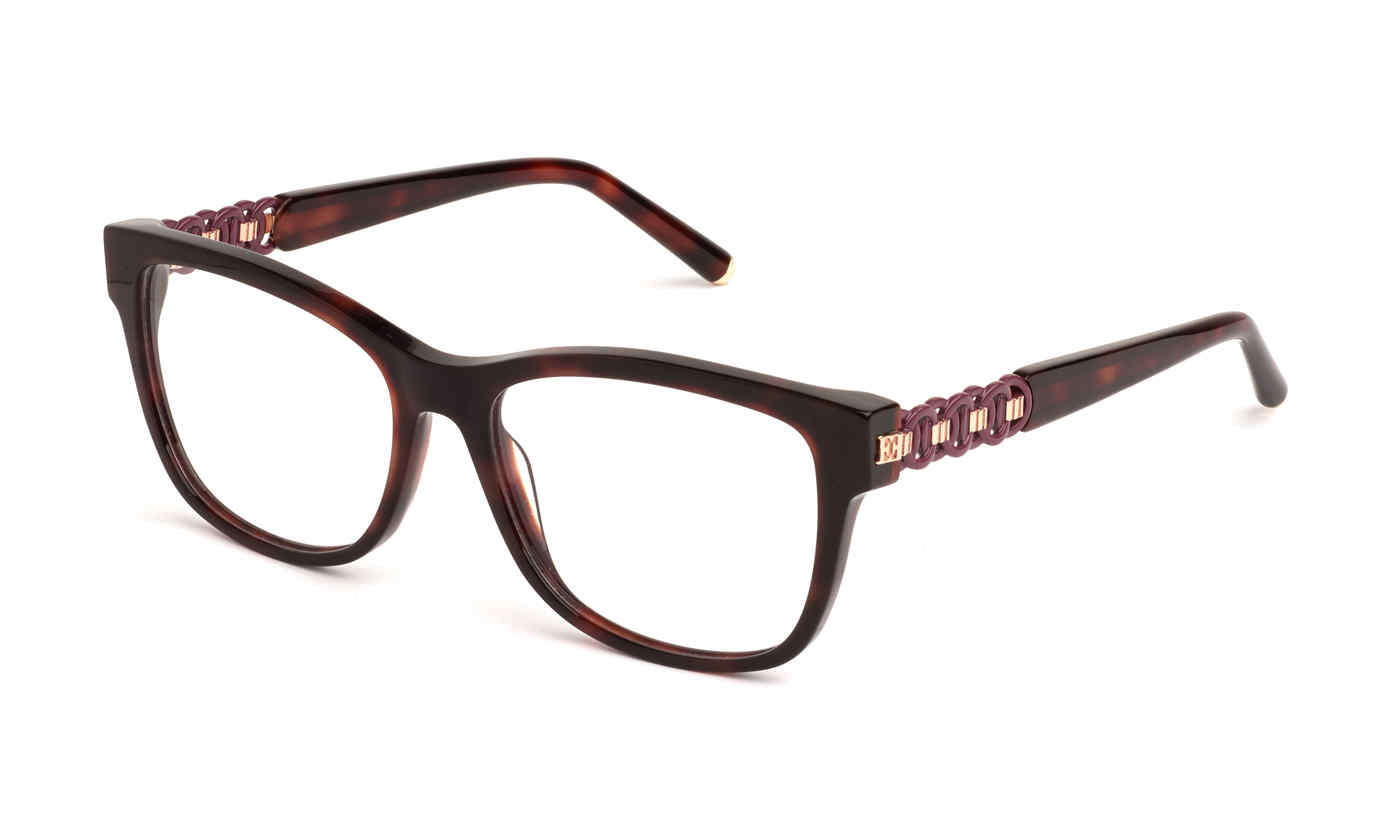 ESCADA OPTICAL VESE76 Eyeglasses SHINY-DARK-HAVANA-0752 54mm
