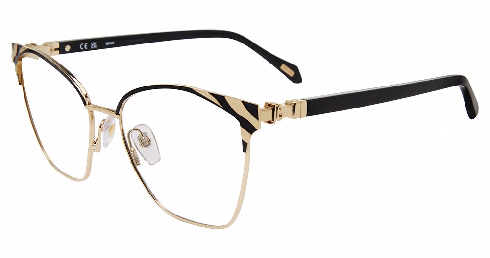 JUST CAVALLI OPTICAL VJC072 Eyeglasses SH.ROSE-GOLD-BLACK-0301 55mm