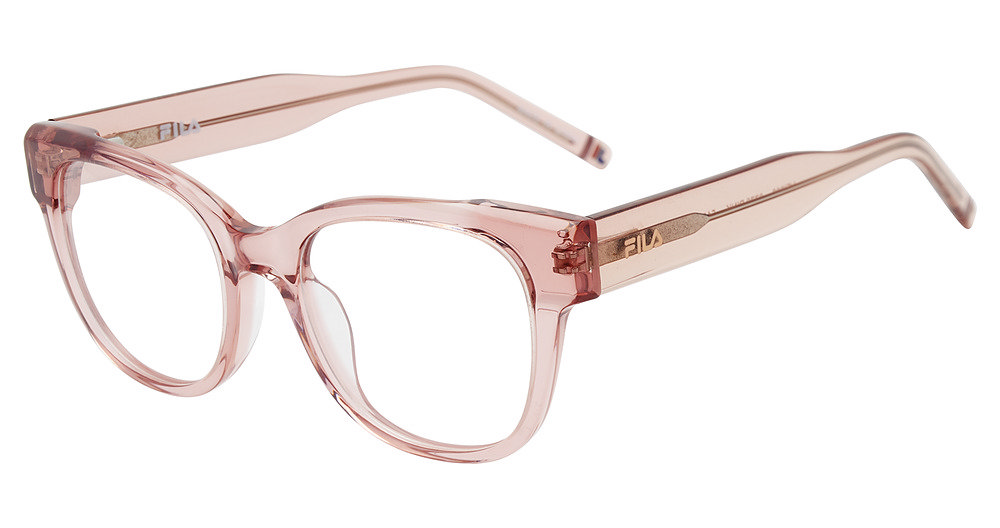 FILA OPTICAL VFI980 Eyeglasses SHINY-TRANS.-PINK-0776 51mm