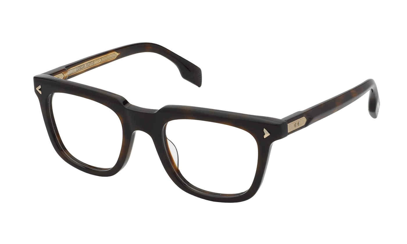 LOZZA OPTICAL VL4354M Eyeglasses SHINY-DARK-HAVANA-0752 53mm