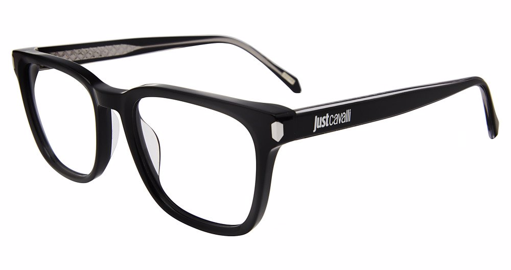 JUST CAVALLI OPTICAL VJC080V Eyeglasses SHINY-BLACK-0700 53mm