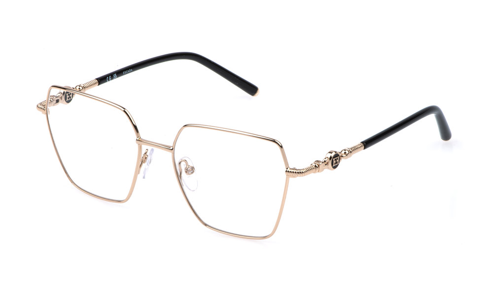 ESCADA OPTICAL VESF34 Eyeglasses SHINY-TOTAL-ROSE-GOLD-0300 53mm