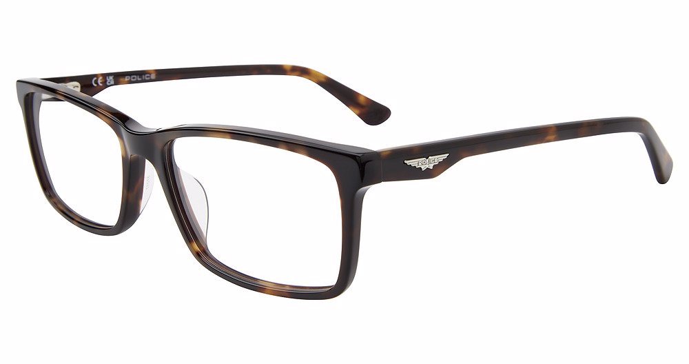 POLICE OPTICAL VPLN82 Eyeglasses DARK-HAVANA-04BL 57mm