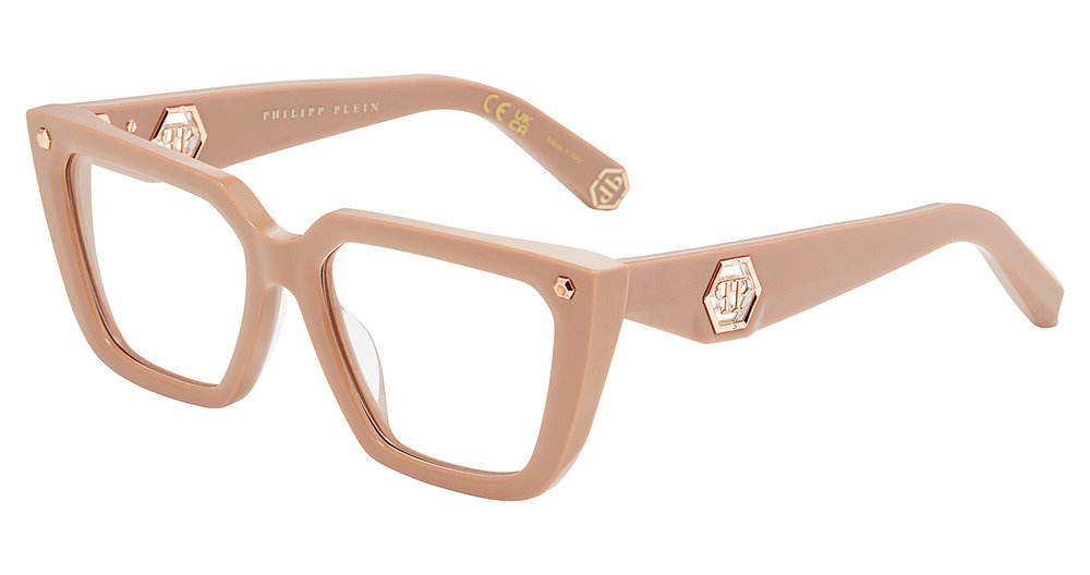 PHILIPP PLEIN OPTICAL VPP191 Eyeglasses FULL-POWDER-BEIGE-09LH 55mm