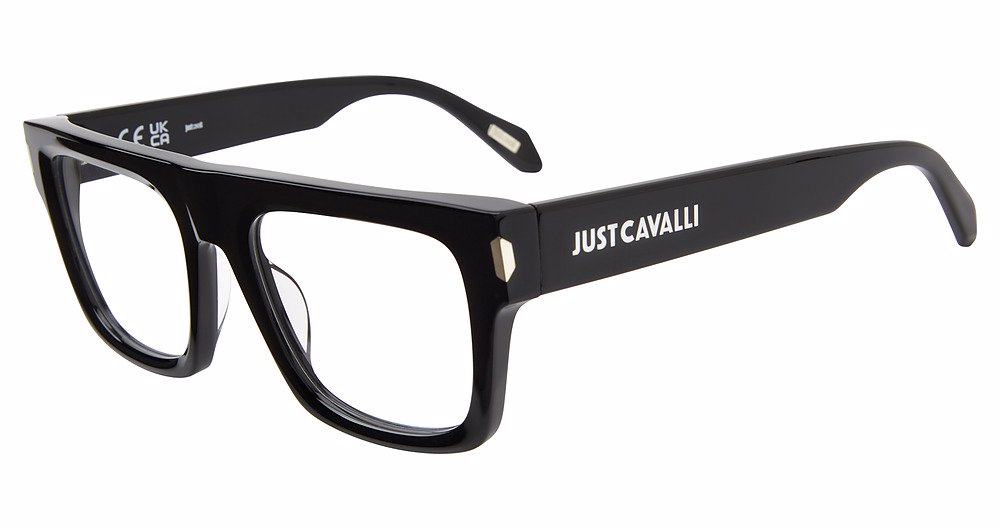 JUST CAVALLI OPTICAL VJC120 Eyeglasses SHINY-BLACK-700Y 53mm