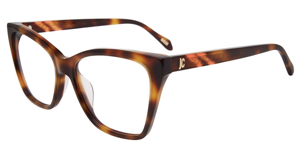 JUST CAVALLI OPTICAL VJC077V Eyeglasses HAVANA-BROWN-09AJ 54mm