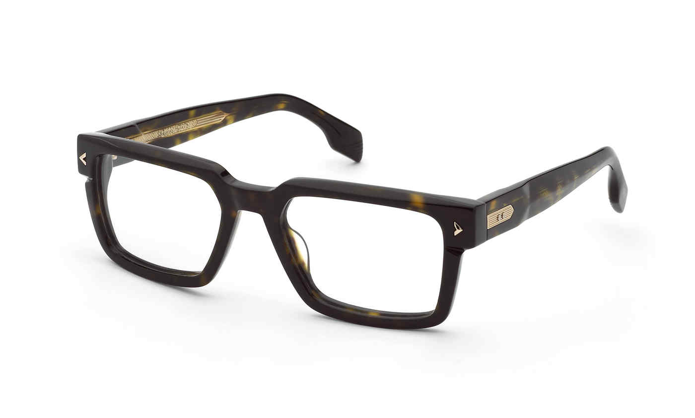 LOZZA OPTICAL VL4381M Eyeglasses SHINY-DARK-HAVANA-0722 55mm
