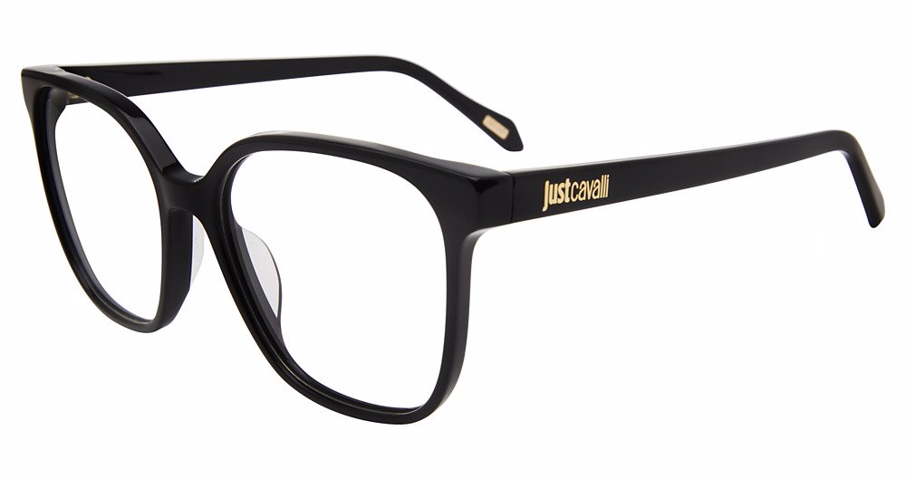 JUST CAVALLI OPTICAL VJC082 Eyeglasses SHINY-BLACK-0700 55mm