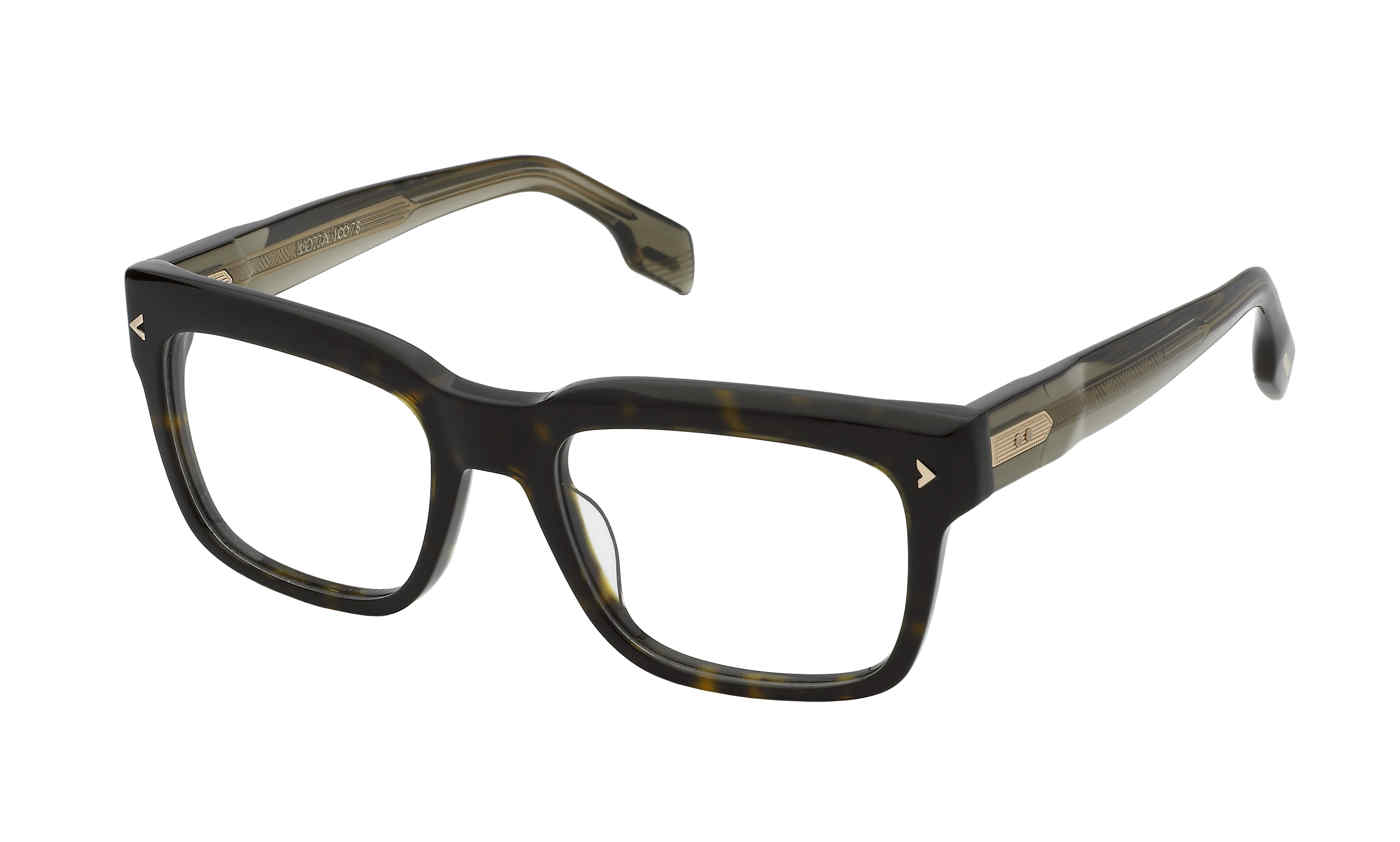 LOZZA OPTICAL VL4356M Eyeglasses SHINY-DARK-HAVANA-0722 55mm