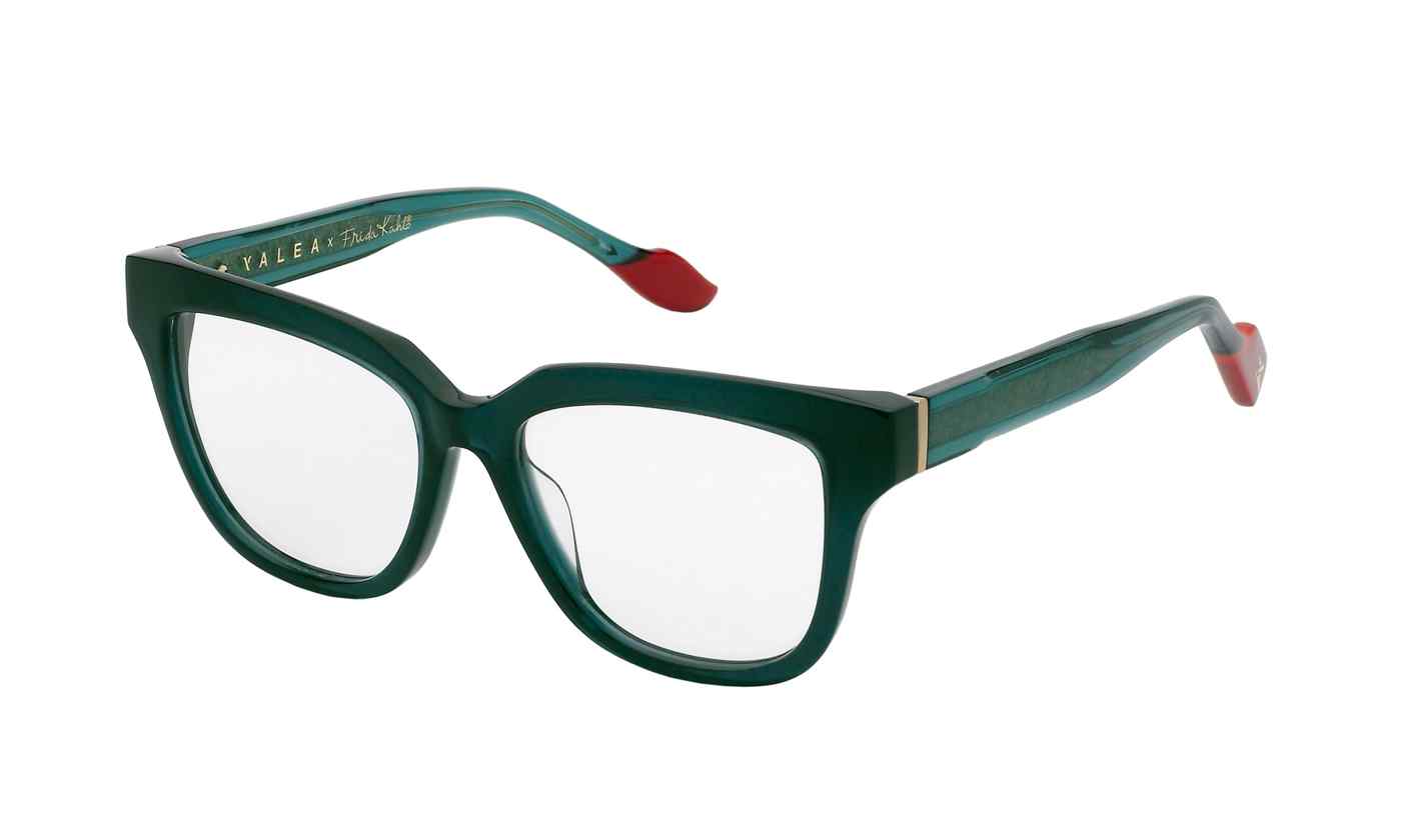 YALEA OPTICAL VYA172 Eyeglasses TRANSP.PETROLEUM-GREEN-0J80 52mm