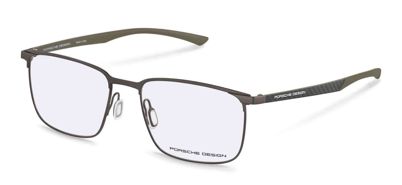 PORSCHE DESIGN OPTICAL P8753 Eyeglasses BROWN-GREEN-D 57mm