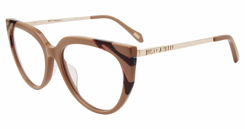 JUST CAVALLI OPTICAL VJC076 Eyeglasses SHINY-BEIGE-06Y1 54mm