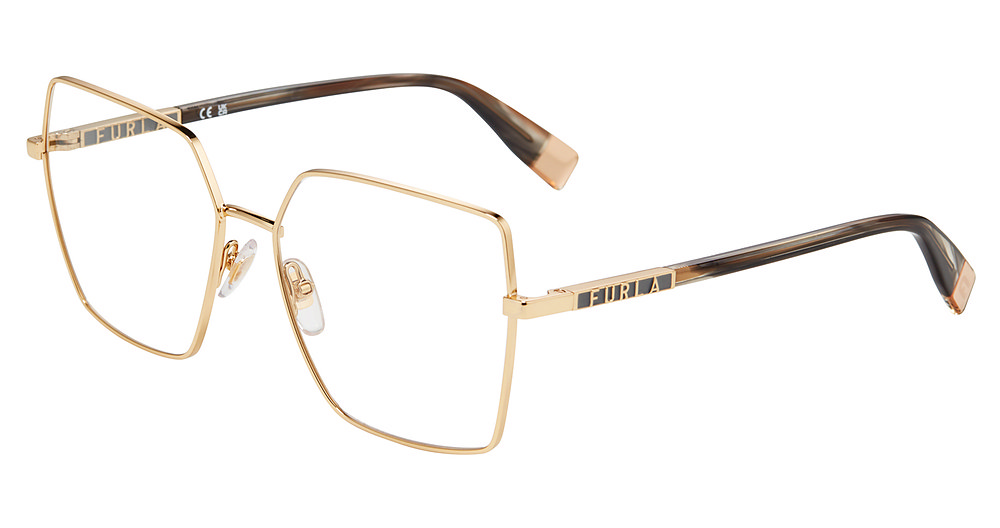 FURLA OPTICAL VFU875 Eyeglasses TOTAL-ROSE-GOLD-0300 56mm