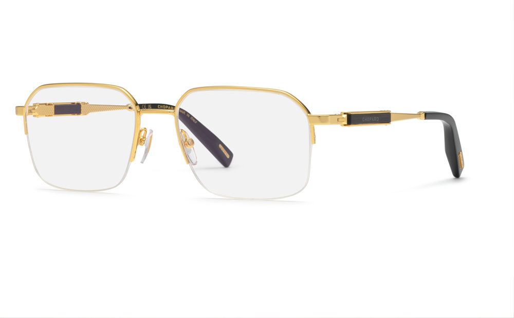 CHOPARD OPTICAL VCHL51 Eyeglasses YELLOW-GOLD-0400 57mm