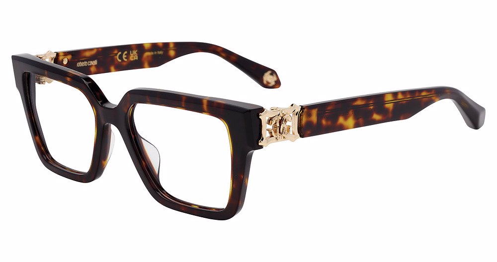 ROBERTO CAVALLI OPTICAL VRC100 Eyeglasses DARK-HAVANA-01AY 52mm