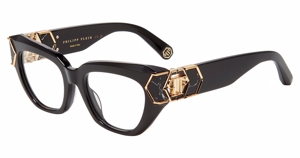 PHILIPP PLEIN OPTICAL VPP140M Eyeglasses MARBLED-BLACK-0869 51mm