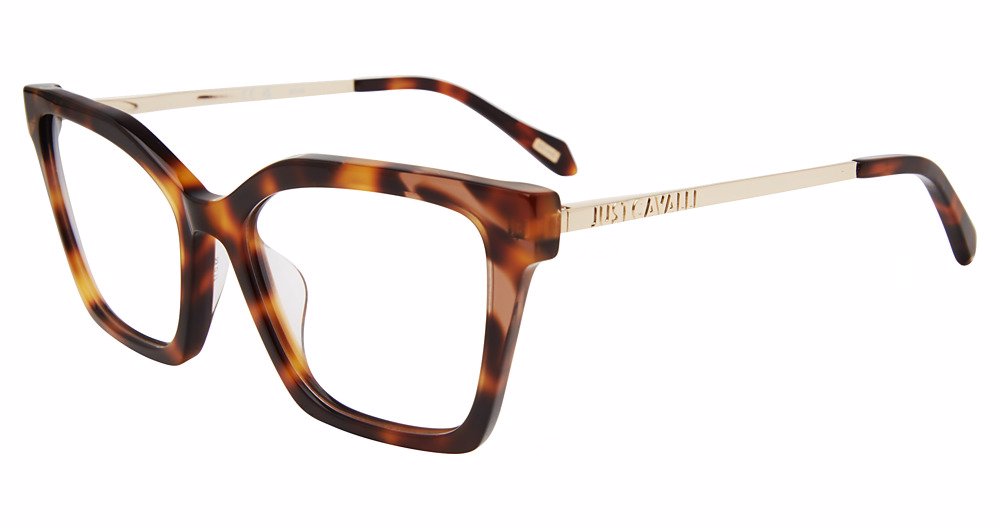 JUST CAVALLI OPTICAL VJC075 Eyeglasses HAVANA-BROWN-09AJ 53mm