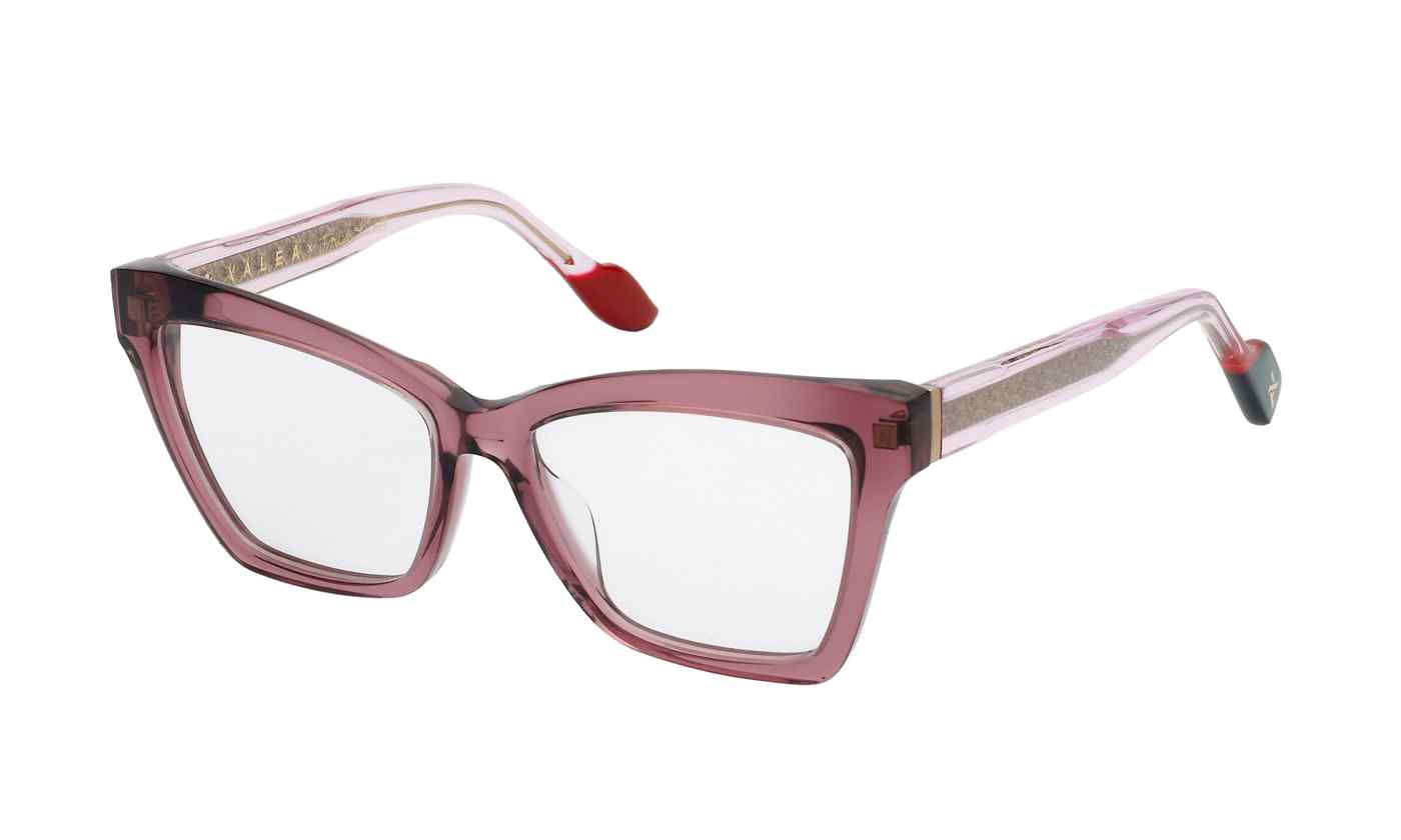 YALEA OPTICAL VYA173 Eyeglasses TRANSP.-PINK-0856 54mm