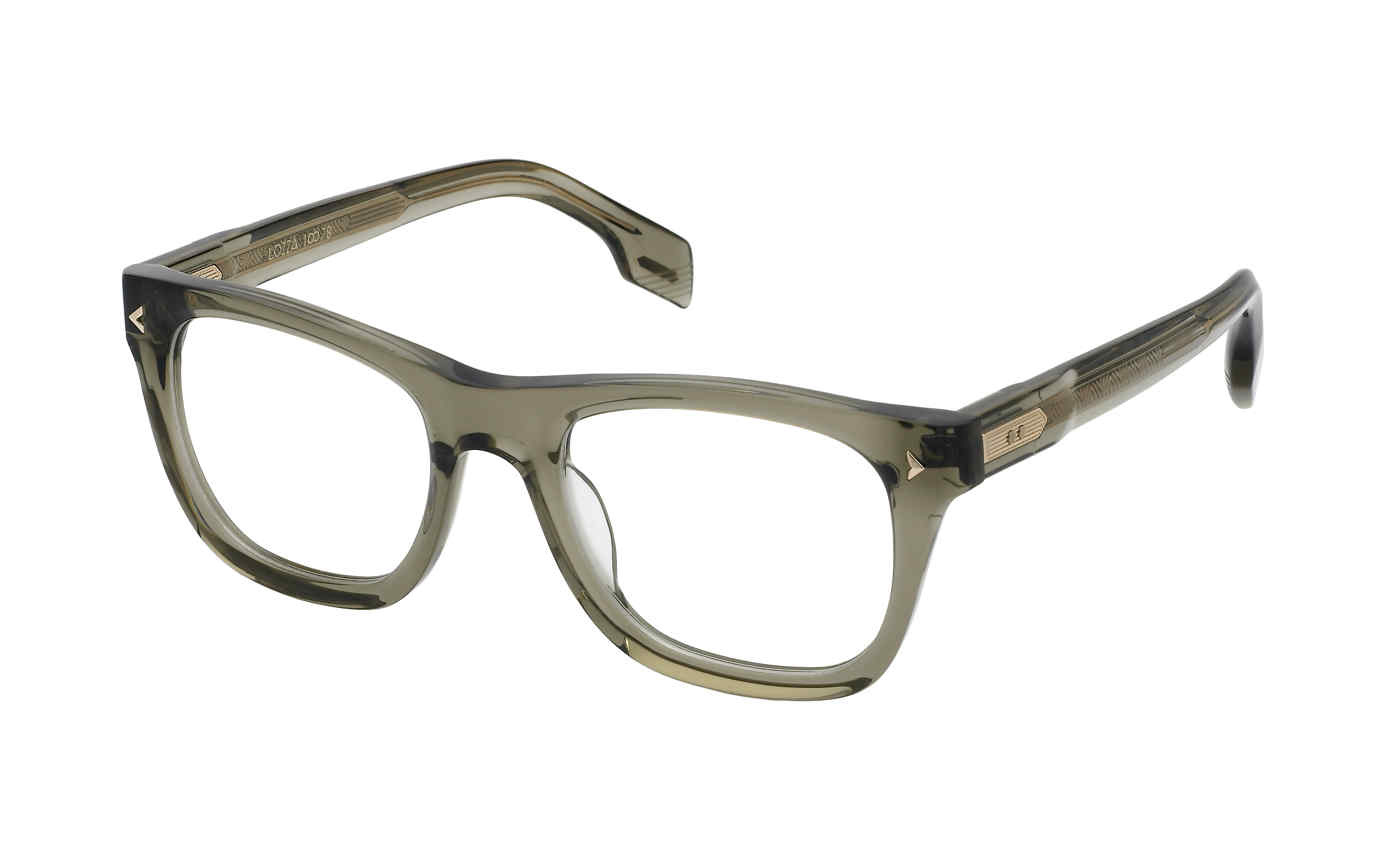 LOZZA OPTICAL VL4355M Eyeglasses TRANSP.LIGHT-BROWN-0805 53mm
