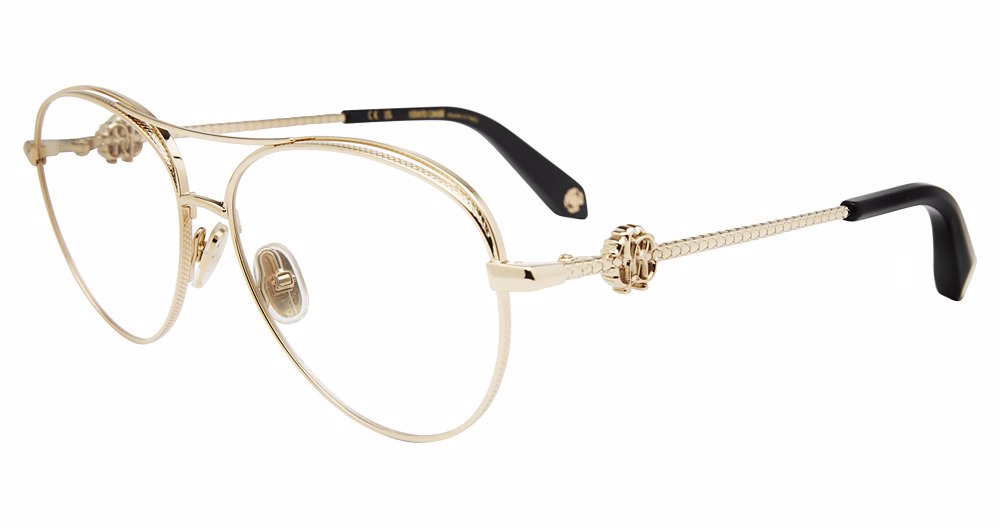 ROBERTO CAVALLI OPTICAL VRC068V Eyeglasses SHINY-ROSE-GOLD-300Y 56mm