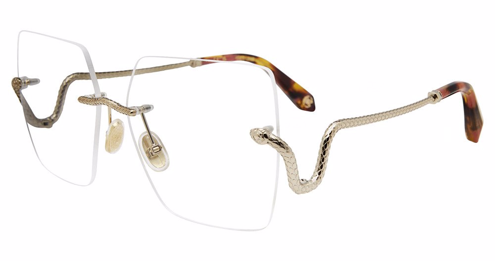 ROBERTO CAVALLI OPTICAL VRC077 Eyeglasses LIGHT-GOLD-0594 59mm