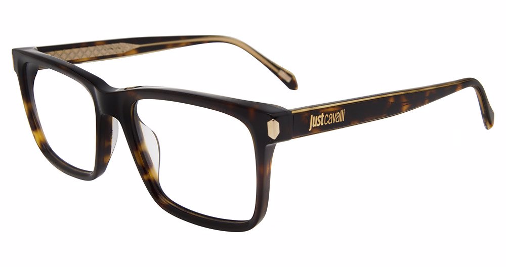JUST CAVALLI OPTICAL VJC079V Eyeglasses SHINY-DARK-HAV-0722 54mm