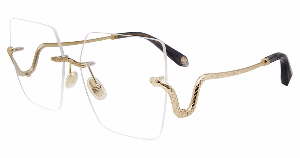 ROBERTO CAVALLI OPTICAL VRC077 Eyeglasses ROSE-GOLD-0300 59mm