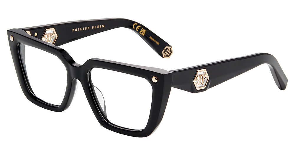 PHILIPP PLEIN OPTICAL VPP191 Eyeglasses SHINY-BLACK-0700 55mm