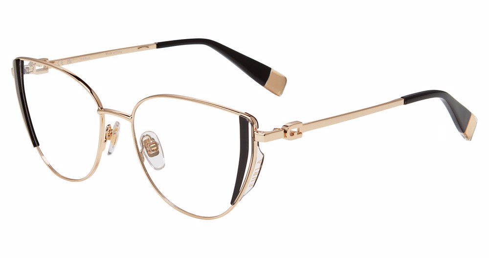 FURLA OPTICAL VFU771V Eyeglasses SHINY-ROSE-GOLD-300K 53mm
