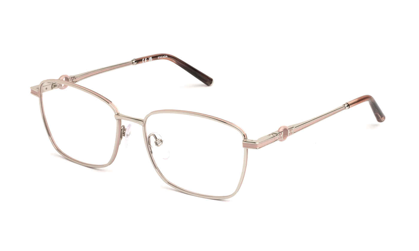 ESCADA OPTICAL VESE74 Eyeglasses SHINY-PAL-W-BEIGE-PTS-0S31 54mm
