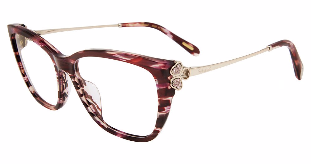 CHOPARD OPTICAL VCH368S Eyeglasses BORDEAUX-01G2 55mm