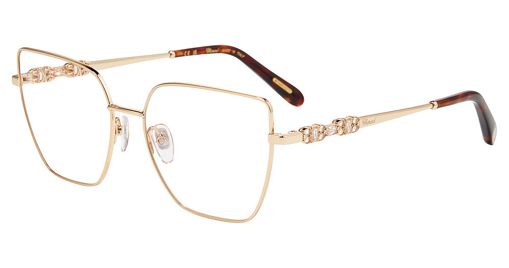 CHOPARD OPTICAL VCHL86S Eyeglasses TOTAL-ROSE-GOLD-0300 56mm