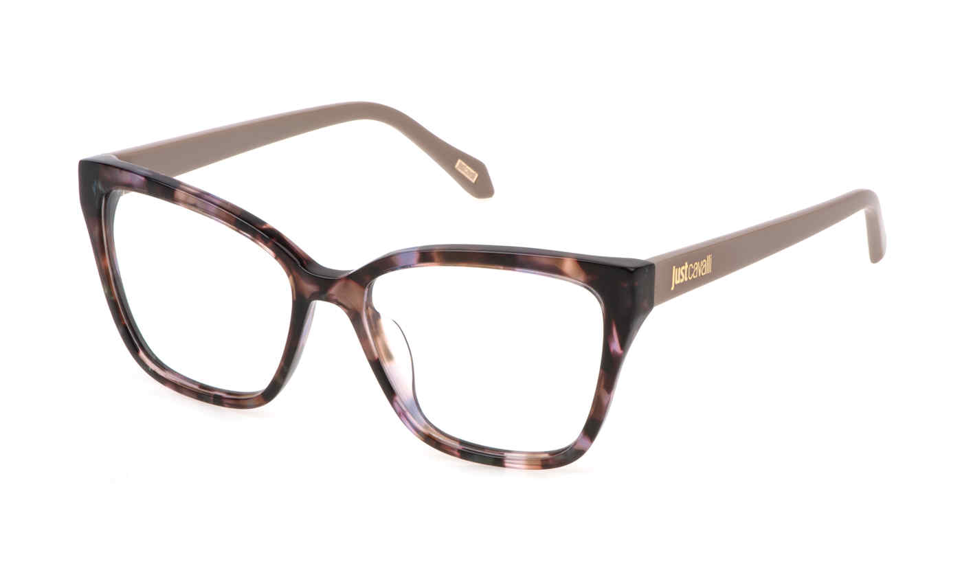 JUST CAVALLI OPTICAL VJC081 Eyeglasses MULTICOLOR-BROWN-HAV-0Z41 54mm