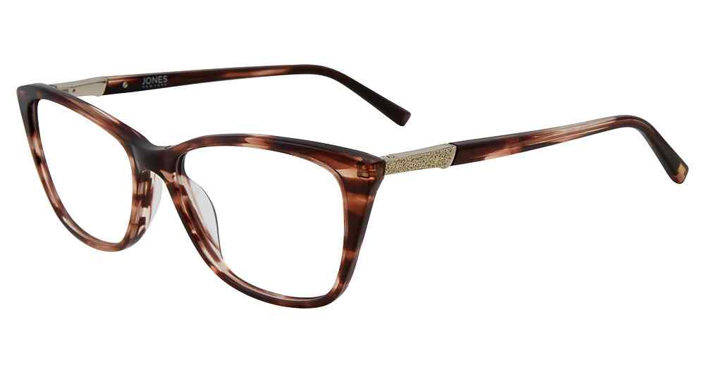 JONES NY OPTICAL J777 Eyeglasses BROWN-HORN-0BRO 53mm