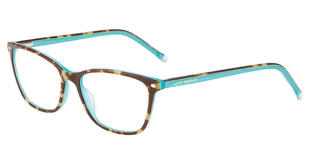 LUCKY BRAND OPTICAL D227 Eyeglasses TORT-TEAL-0TOT 53mm