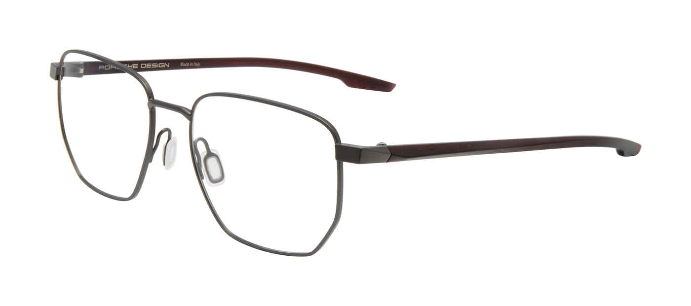 PORSCHE DESIGN OPTICAL P8770 Eyeglasses GREY-W-BROWN-C000 55mm
